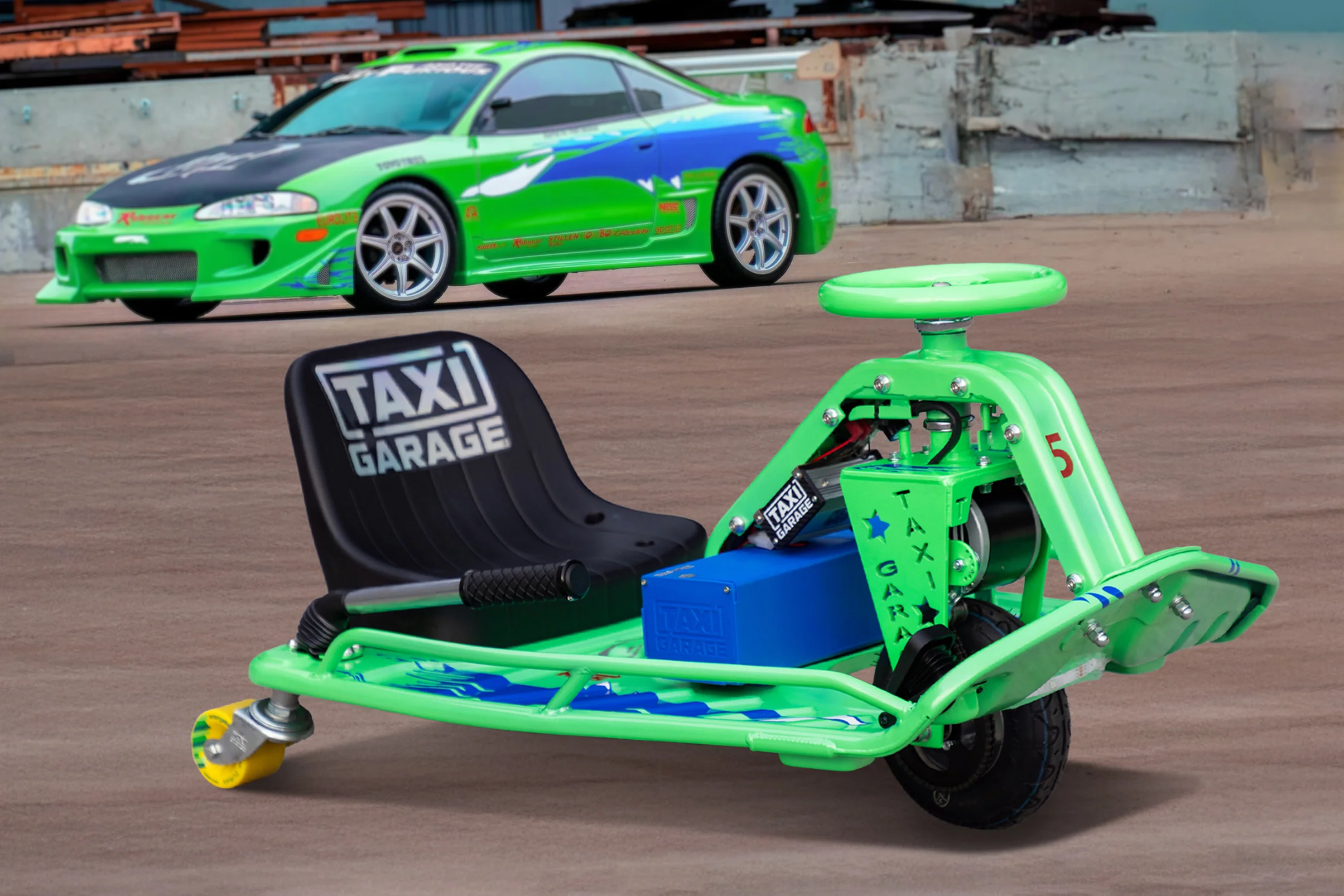 "Brian's Eclipse" Stage 4 Taxi Garage Crazy Cart INVENTORY