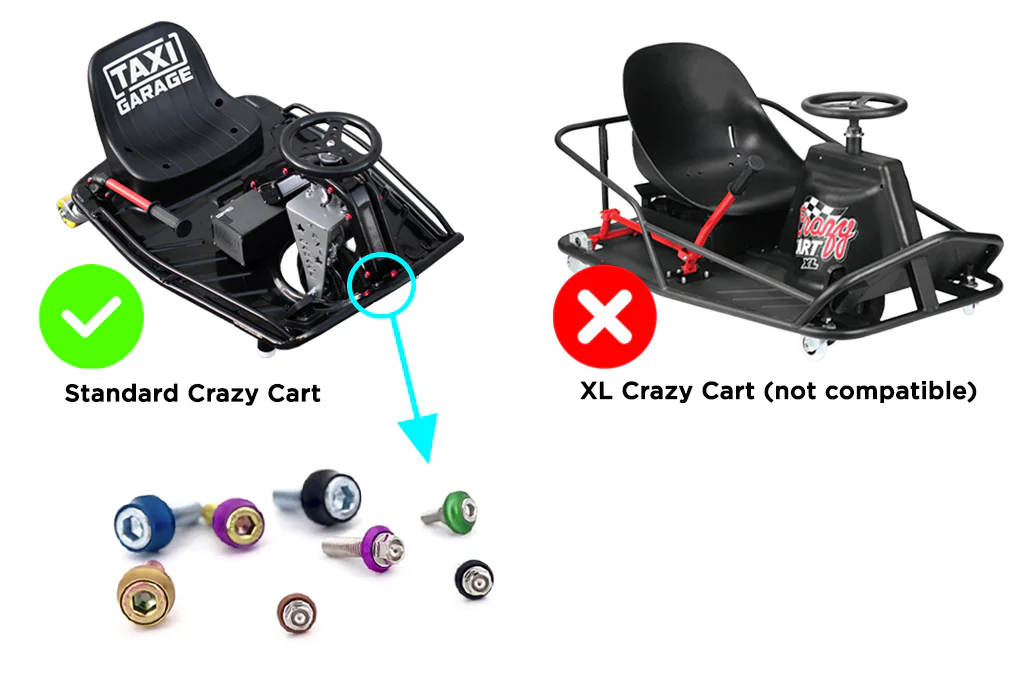Dress up Hardware Kit for Standard Size Crazy Cart - Image 2