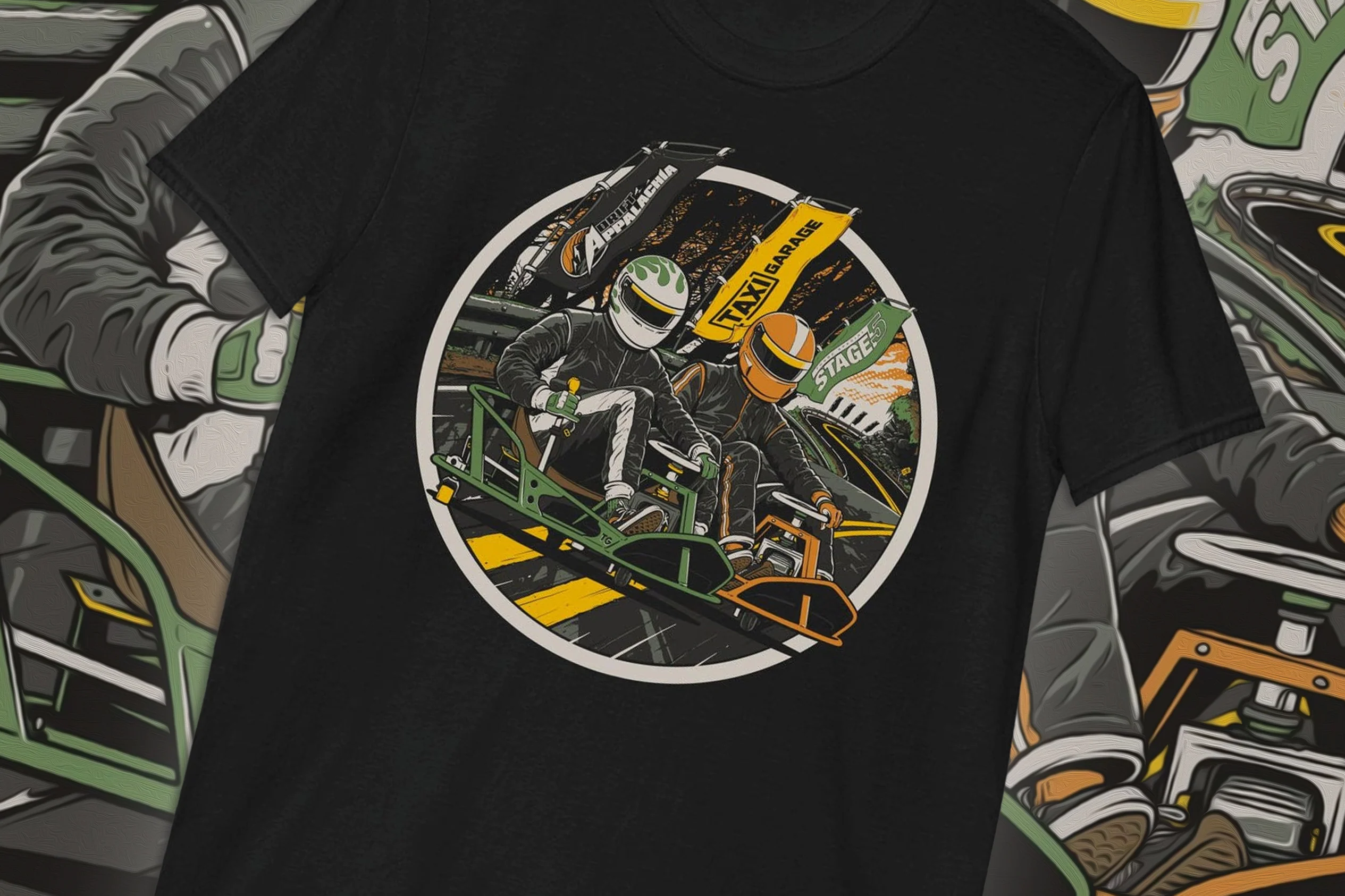 Drift Appalachia x Taxi Garage Collab Shirt