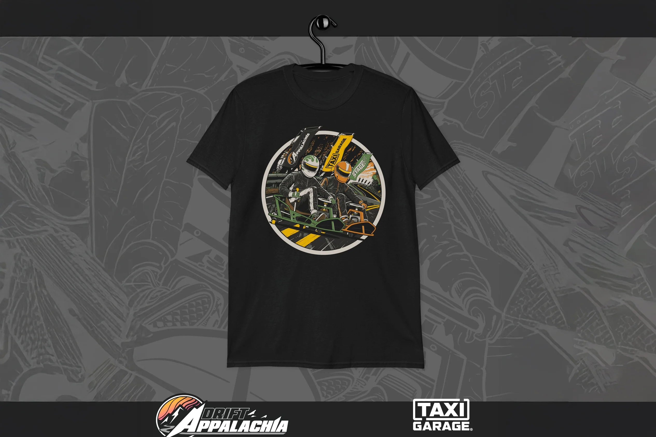 Drift Appalachia x Taxi Garage Collab Shirt - Image 3