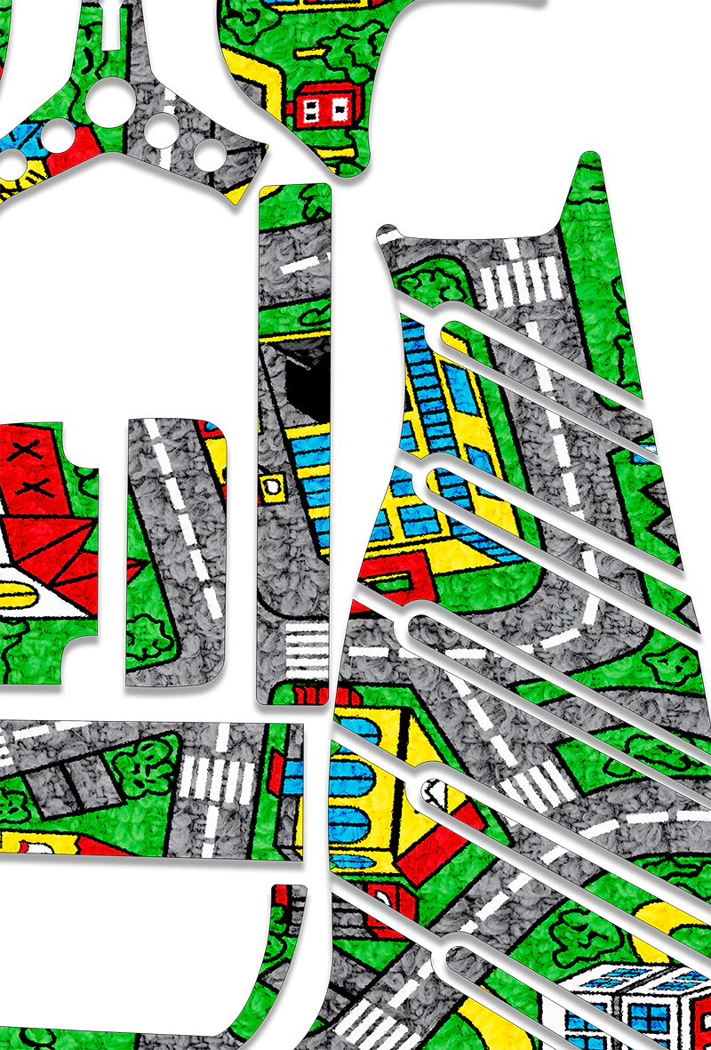 RipSkinz 'City Play Mat ' Standard Crazy Cart Livery Kit - Image 2