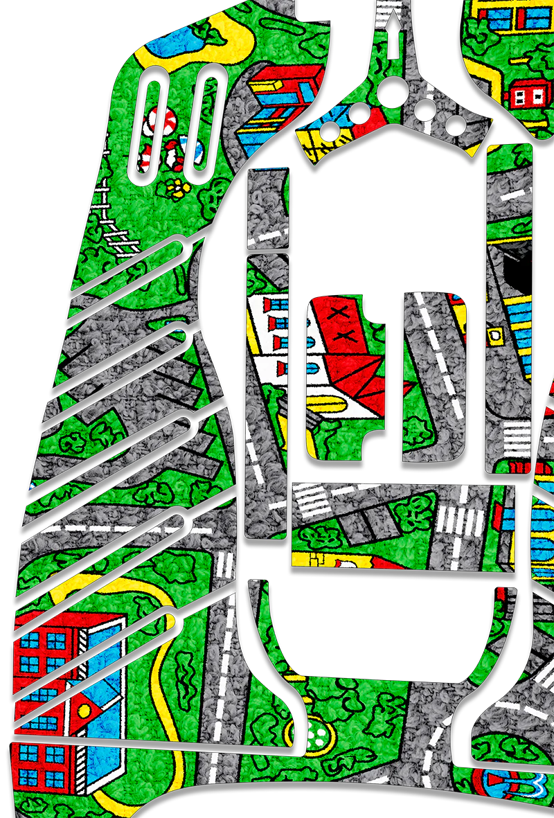 RipSkinz 'City Play Mat ' Standard Crazy Cart Livery Kit - Image 3