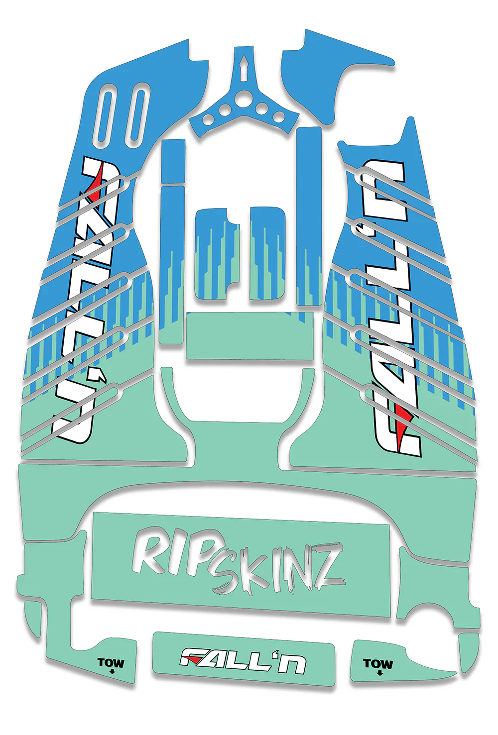 RipSkinz 'FALL'N LIVERY' Standard Crazy Cart Livery Kit