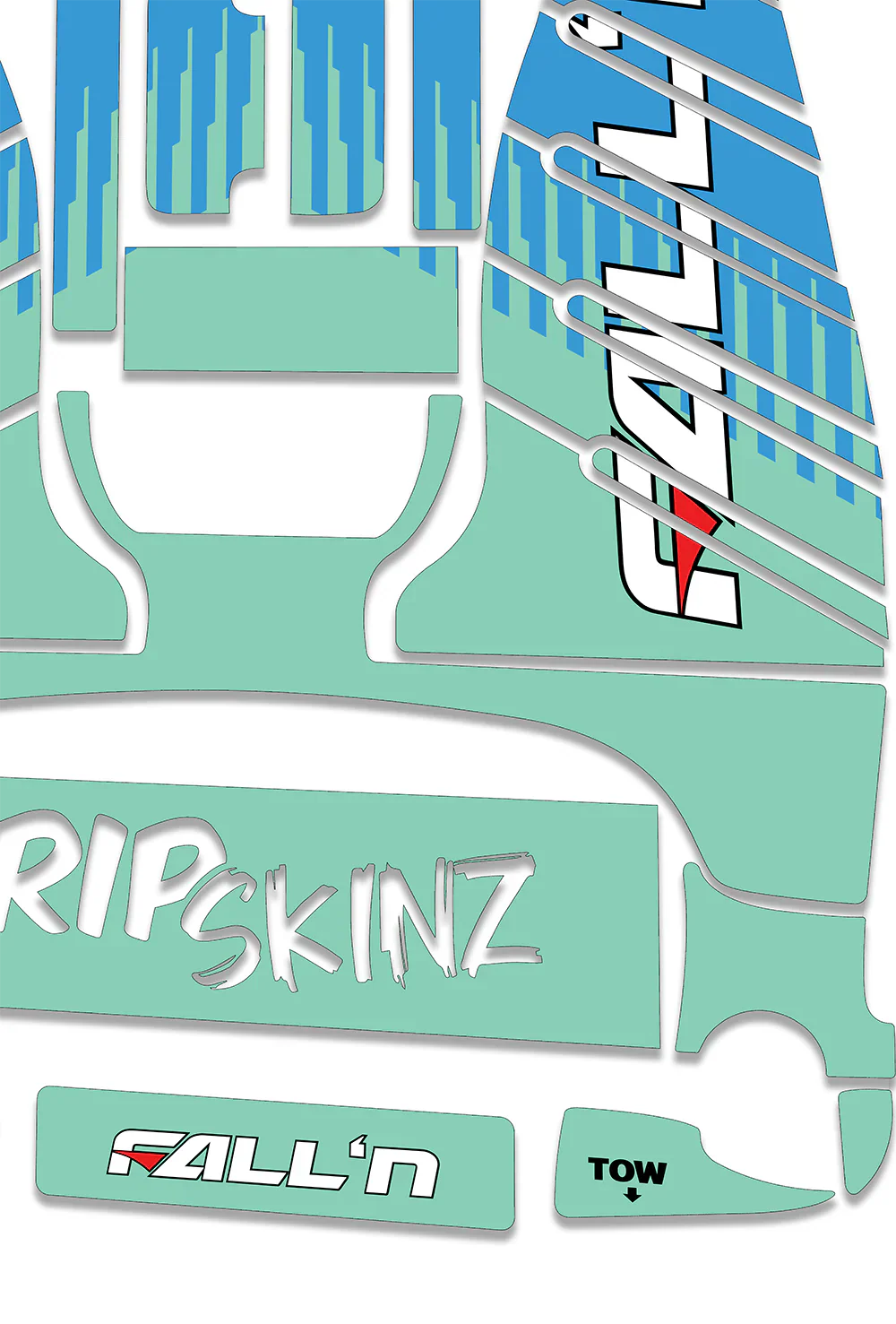 RipSkinz 'FALL'N LIVERY' Standard Crazy Cart Livery Kit - Image 4