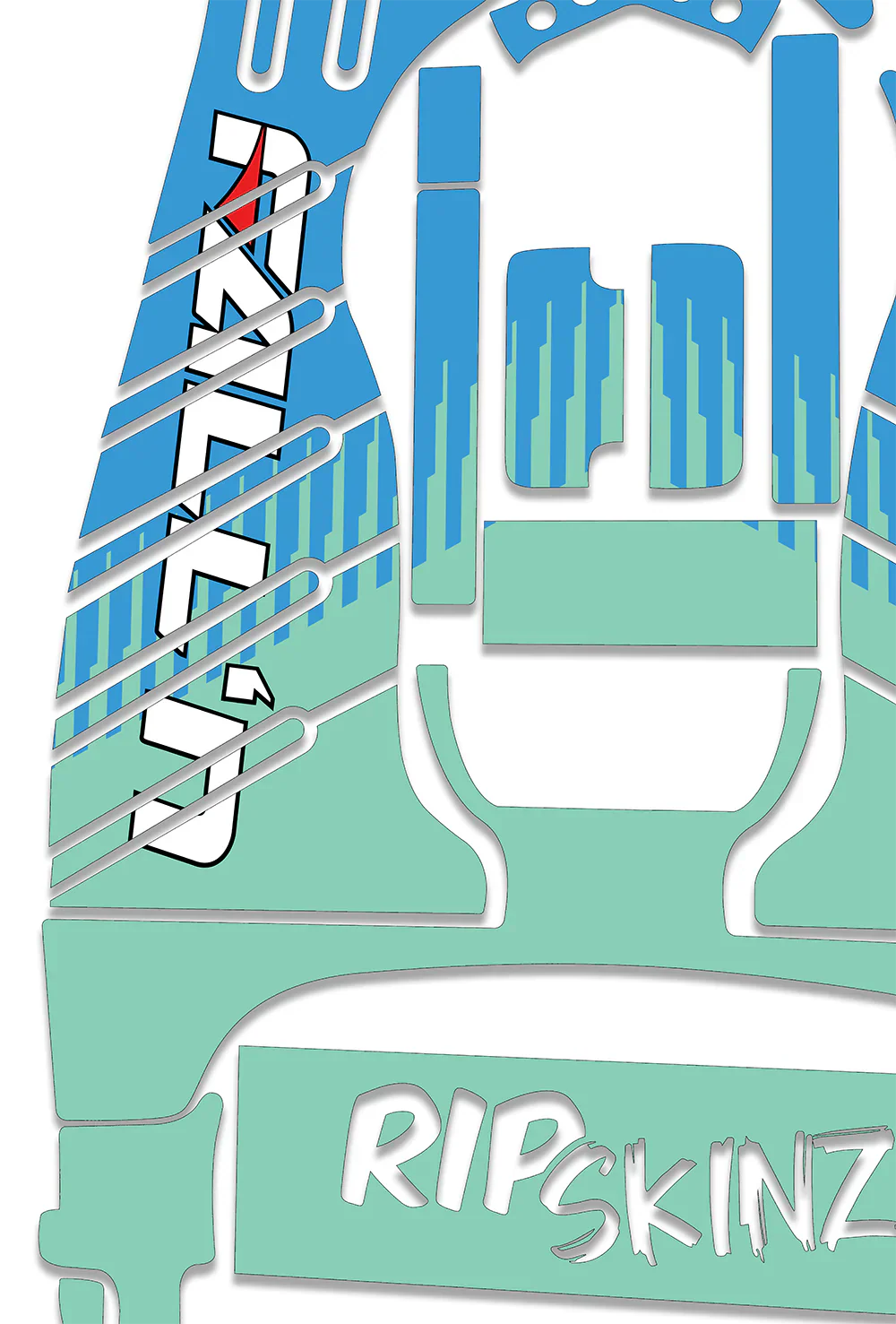 RipSkinz 'FALL'N LIVERY' Standard Crazy Cart Livery Kit - Image 5