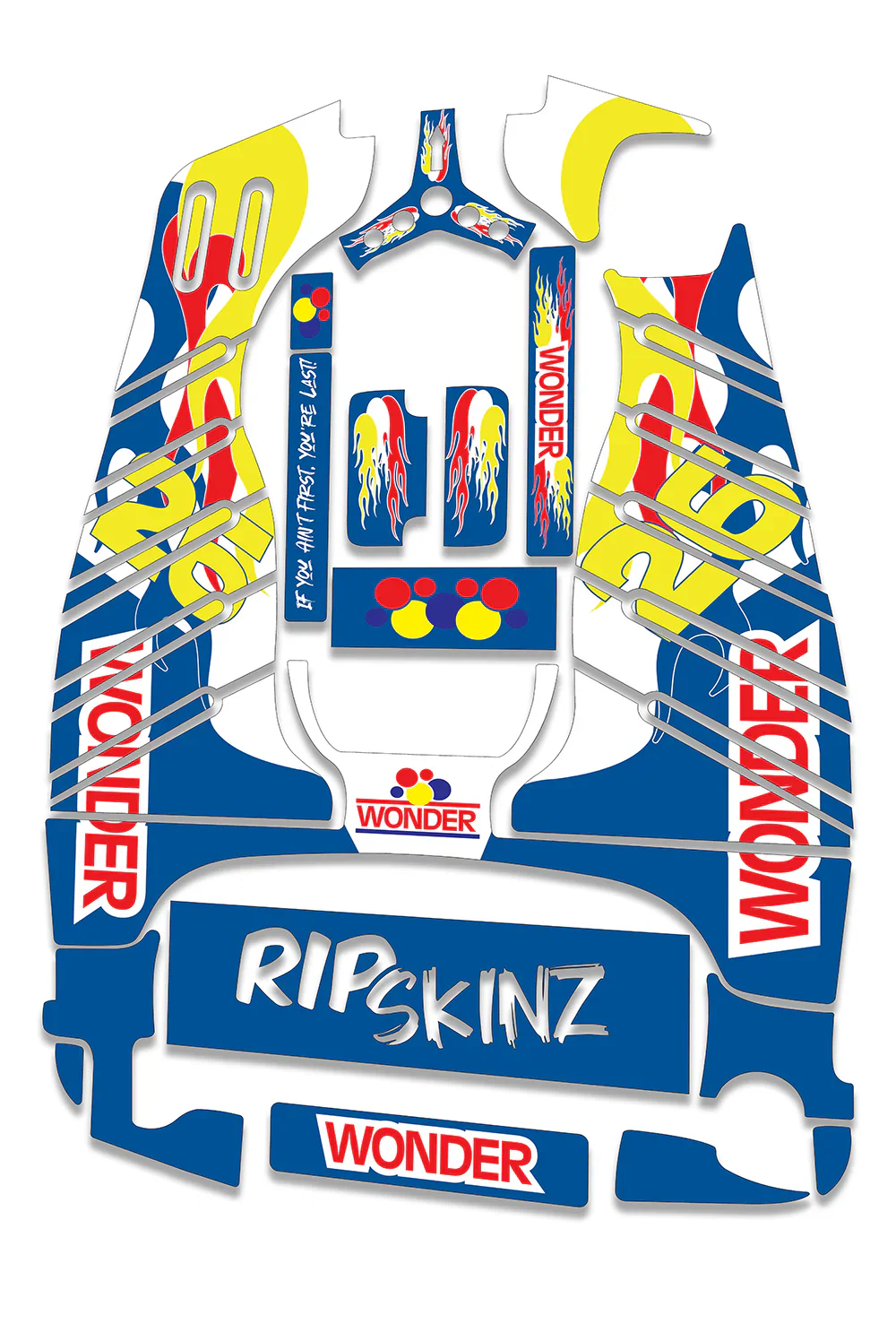 RipSkinz 'Ricky Bobby Jr.' Standard Crazy Cart Livery Kit