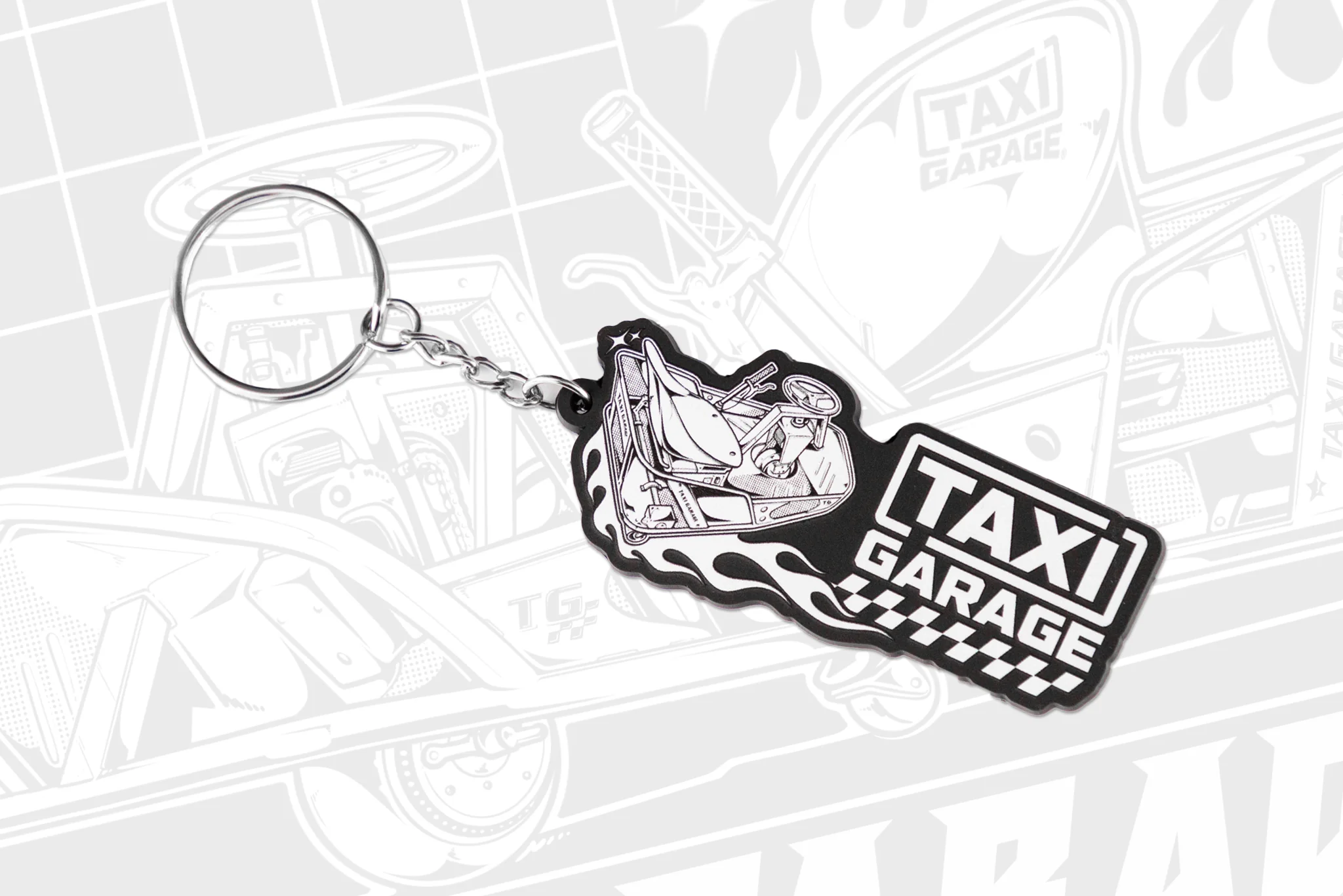 Pull to Party Key Chain