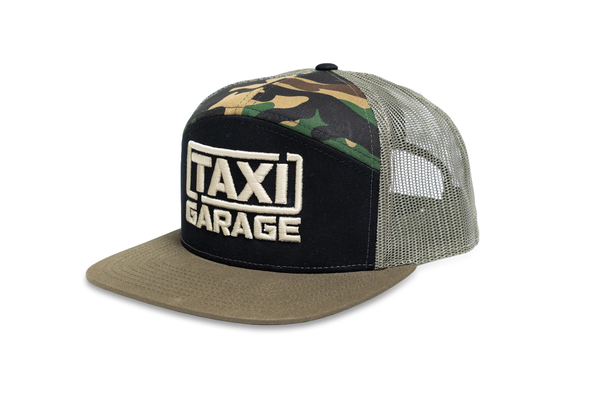 NEW! TAXI GARAGE 5 Panel Mesh Hat - Image 2