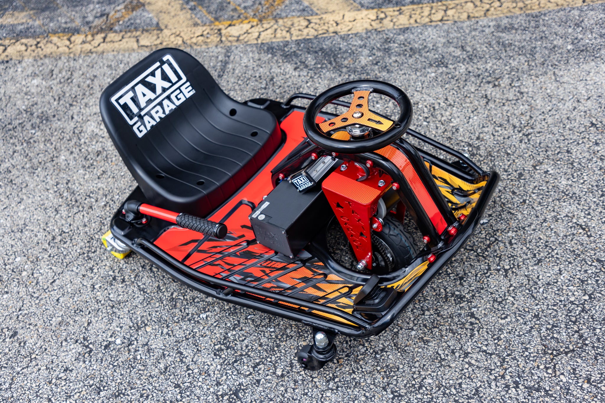 "Red Racer" Stage 4 Taxi Garage Crazy Cart INVENTORY
