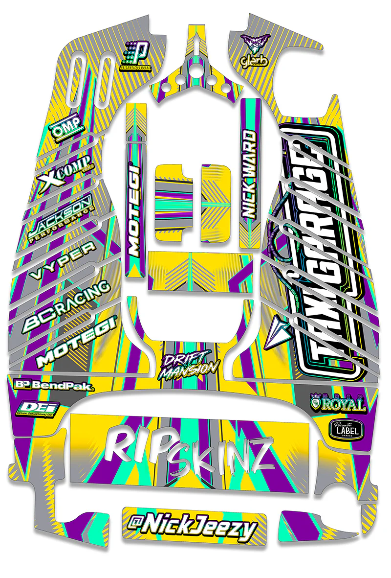 'Nick Jeezy Signature Model' RipSkinz Standard Crazy Cart Livery Kit