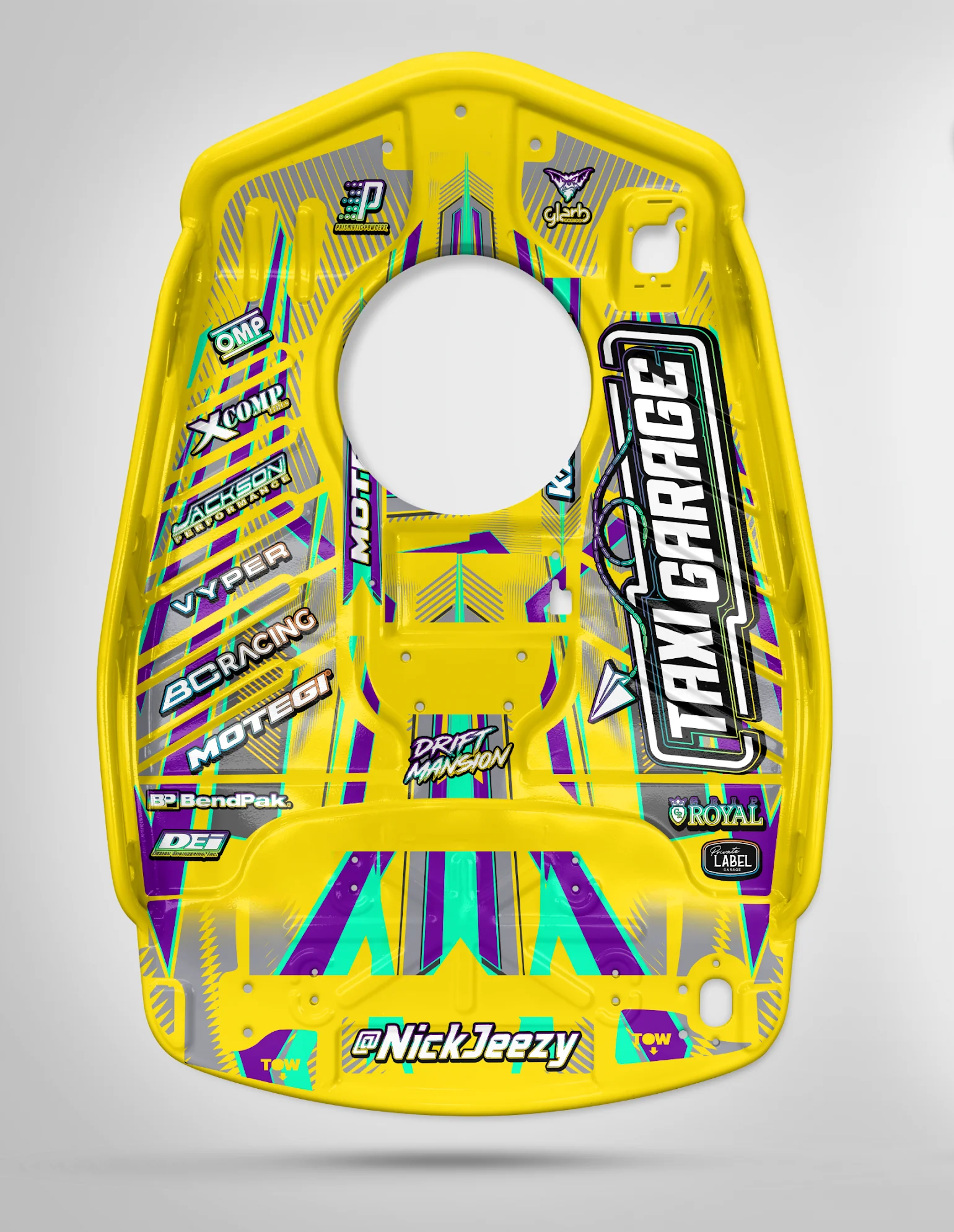 'Nick Jeezy Signature Model' RipSkinz Standard Crazy Cart Livery Kit - Image 4