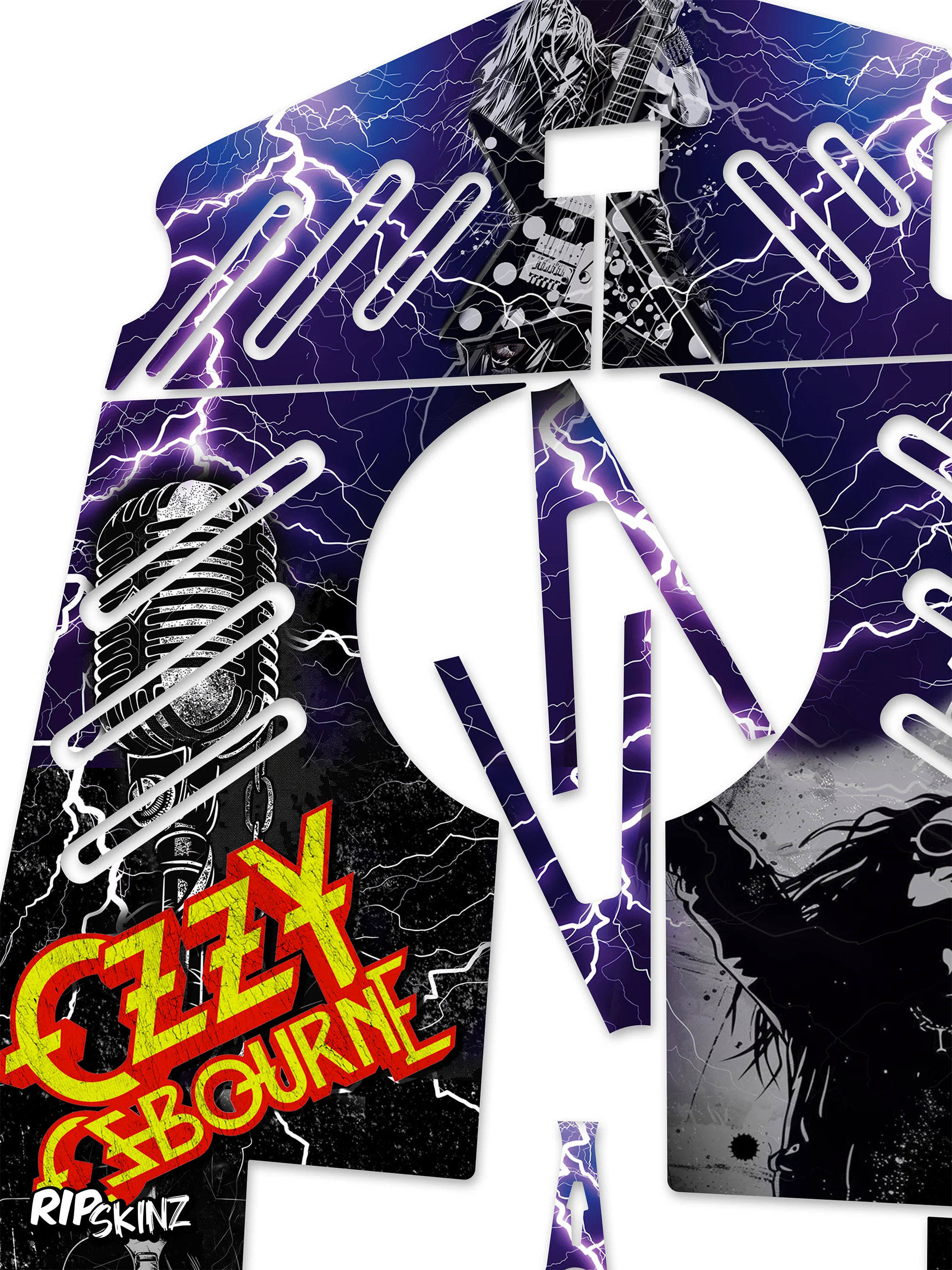 RipSkinz 'Ozzy Osbourne' XL Crazy Cart Livery Kit - Image 5