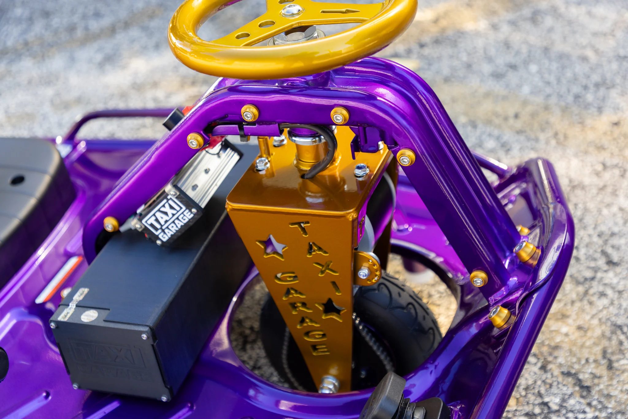 Stage 4 "Purple and Gold" Taxi Garage Crazy Cart INVENTORY - Image 4