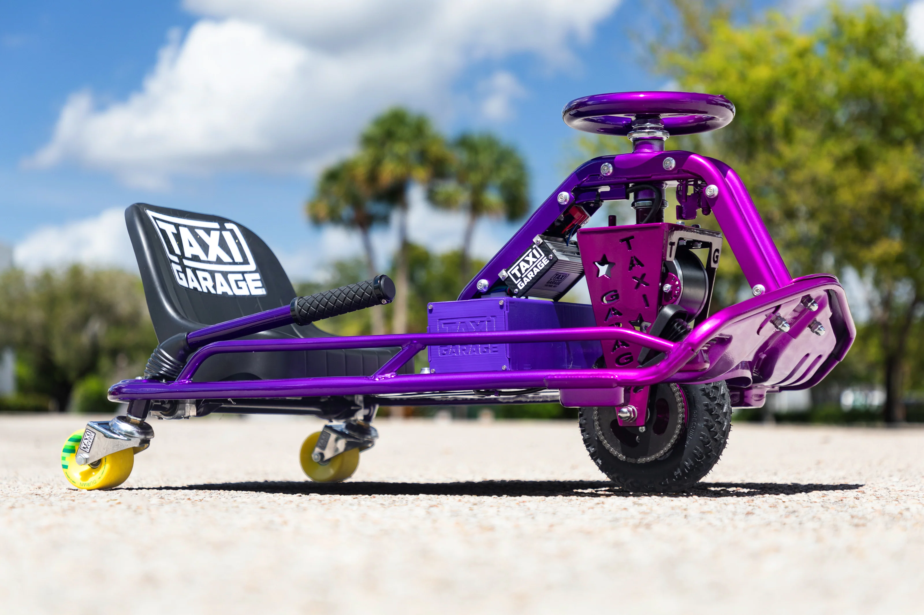 Stage 4 Taxi Garage Crazy Cart Violet Gradient Fade INVENTORY - Image 3