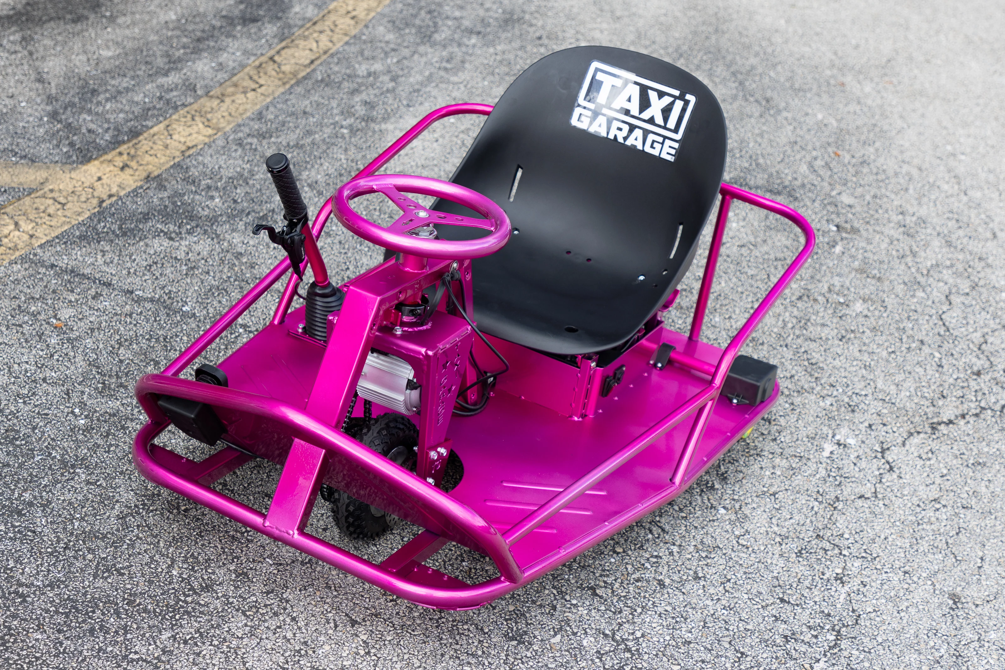 Stage 4 XL w/Brakes Illusion Pink Taxi Garage Crazy Cart INVENTORY - Image 6