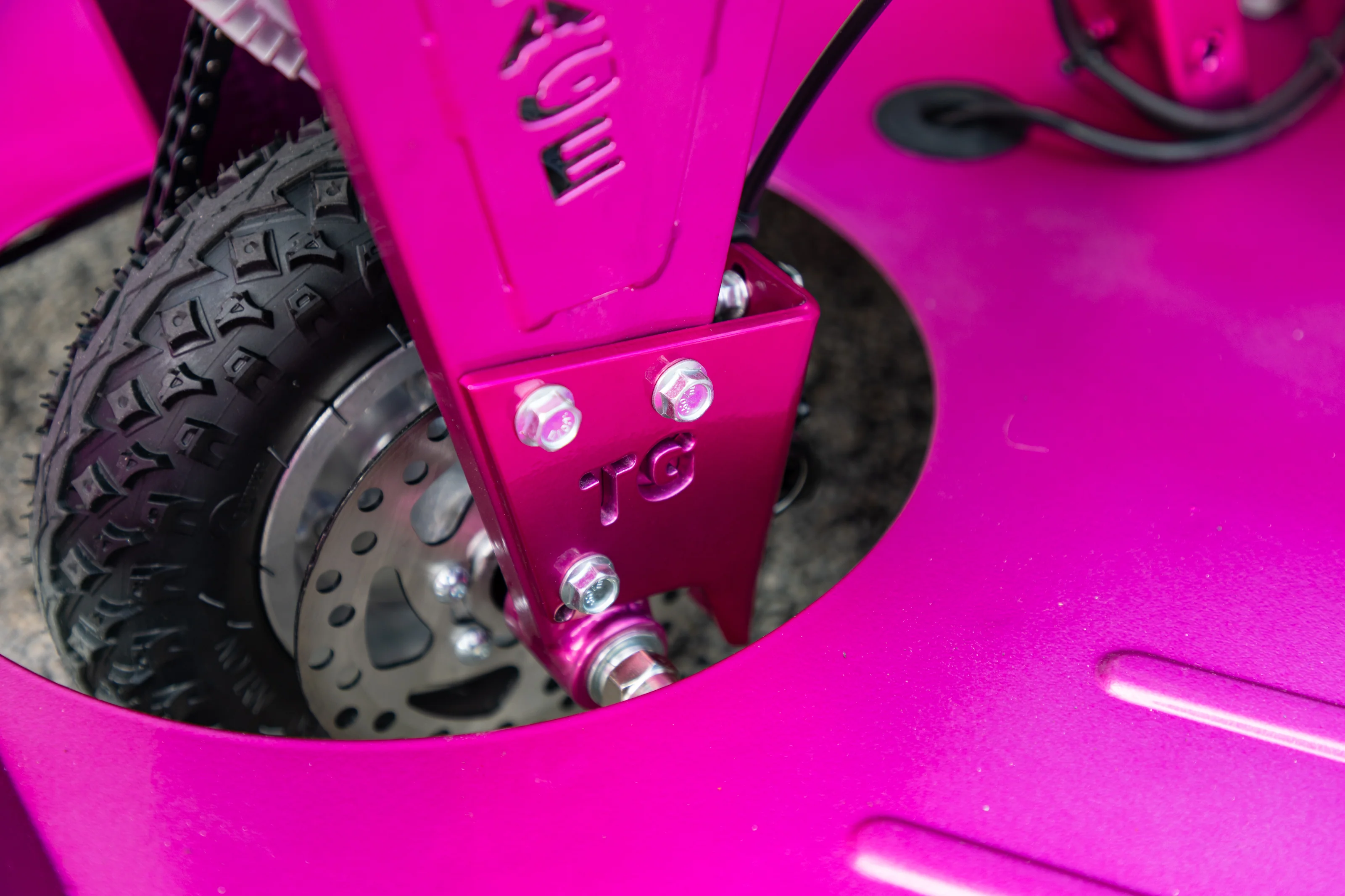 Stage 4 XL w/Brakes Illusion Pink Taxi Garage Crazy Cart INVENTORY - Image 7