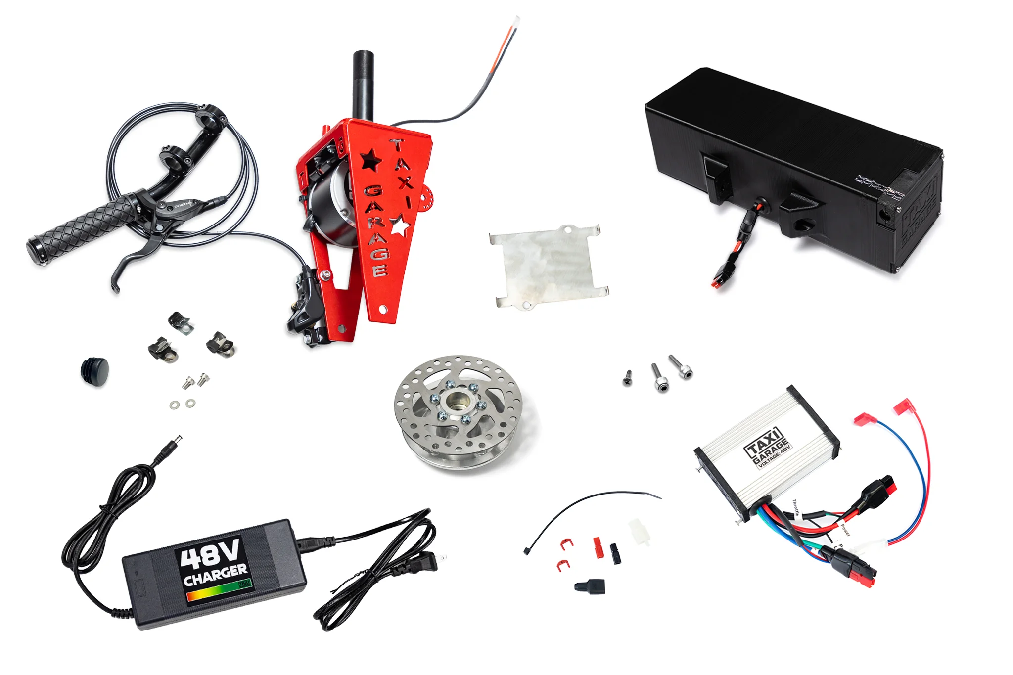 TAXI GARAGE 900W 48v Motor Upgrade - Standard Crazy Cart - Image 3