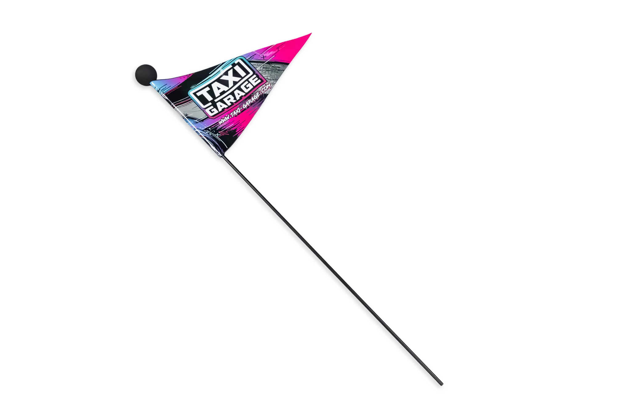 Taxi Garage Crazy Cart Flag
