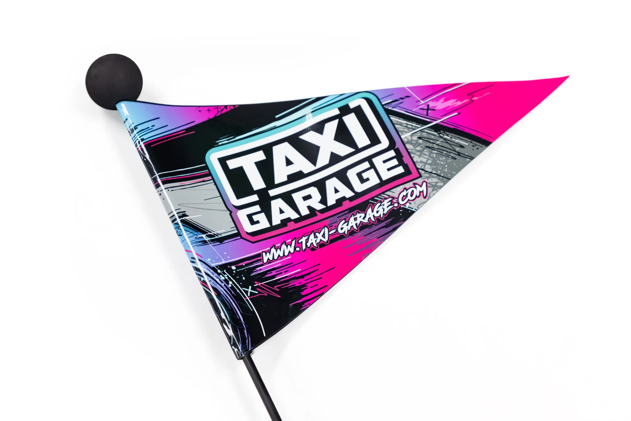 Taxi Garage Crazy Cart Flag - Image 2