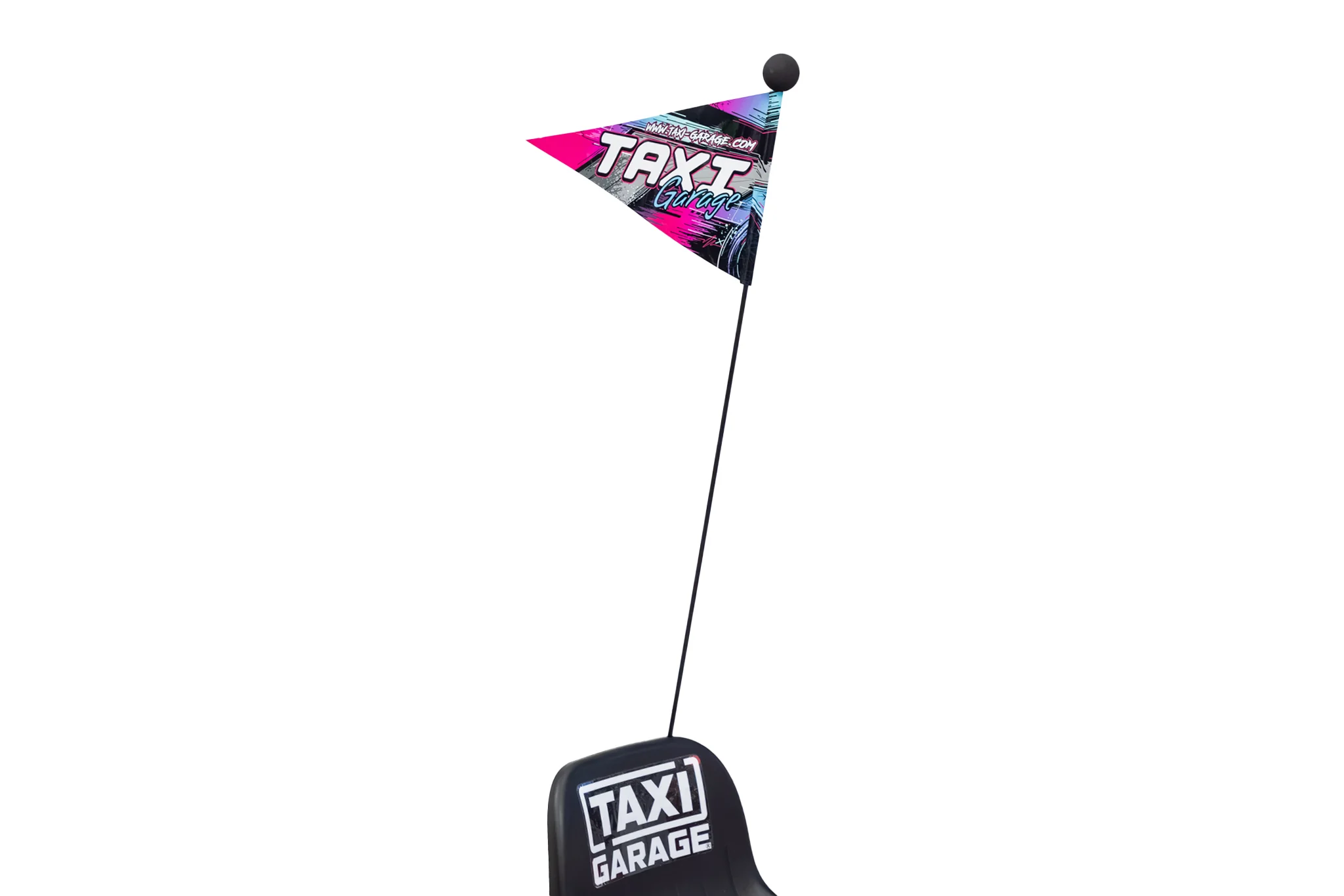 Taxi Garage Crazy Cart Flag - Image 3