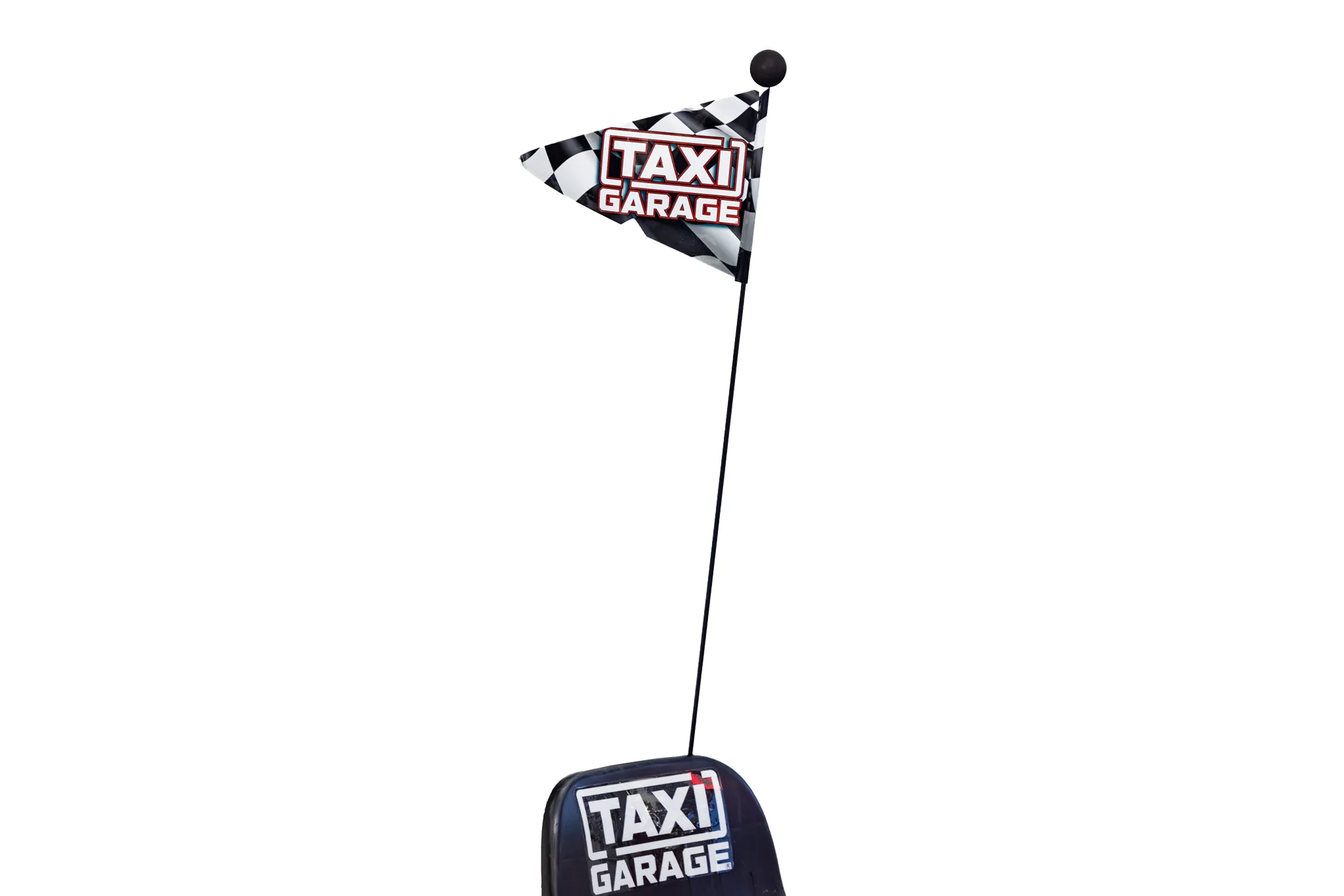 Taxi Garage Crazy Cart Flag - Image 7