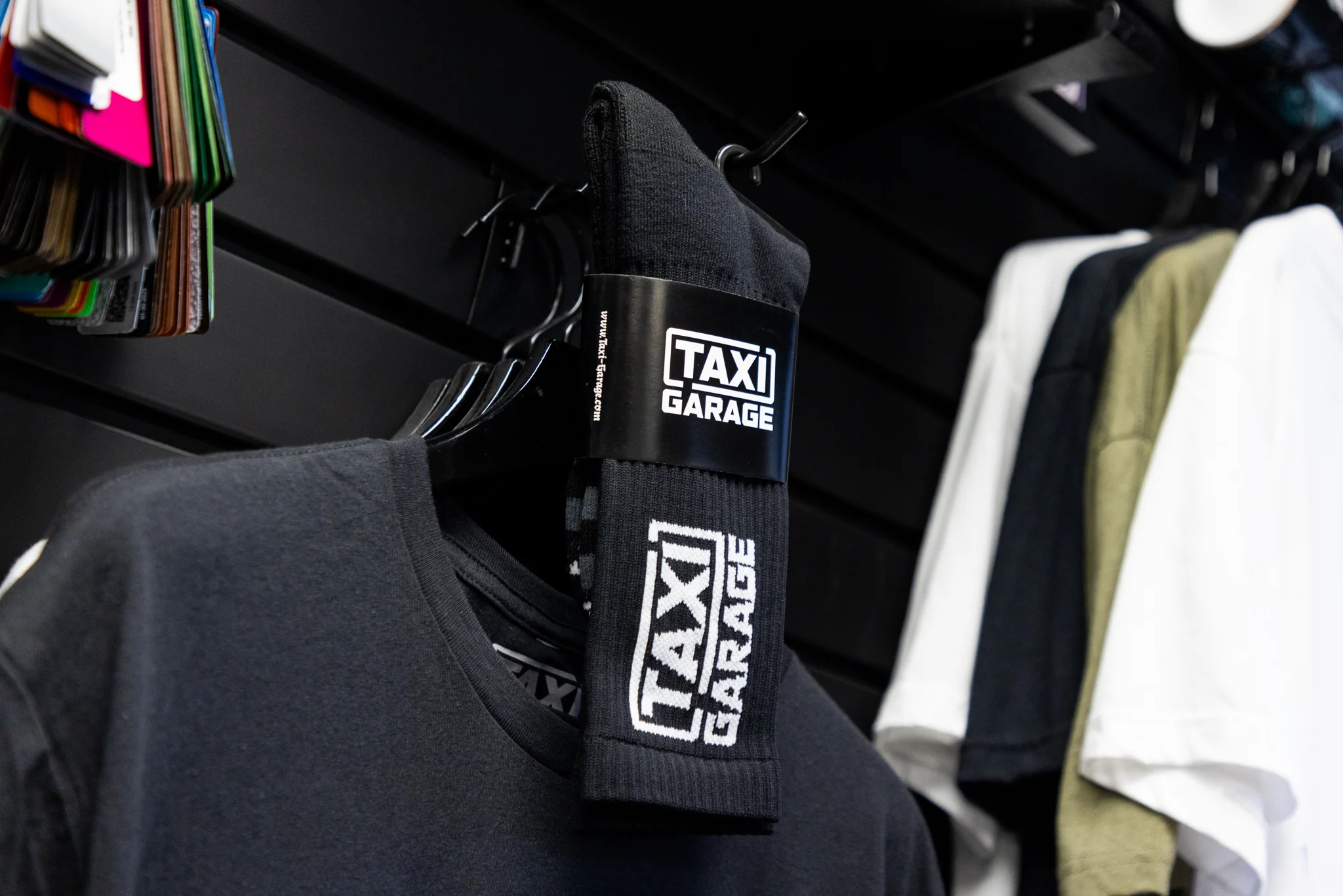 TAXI GARAGE Crew Socks - Image 3