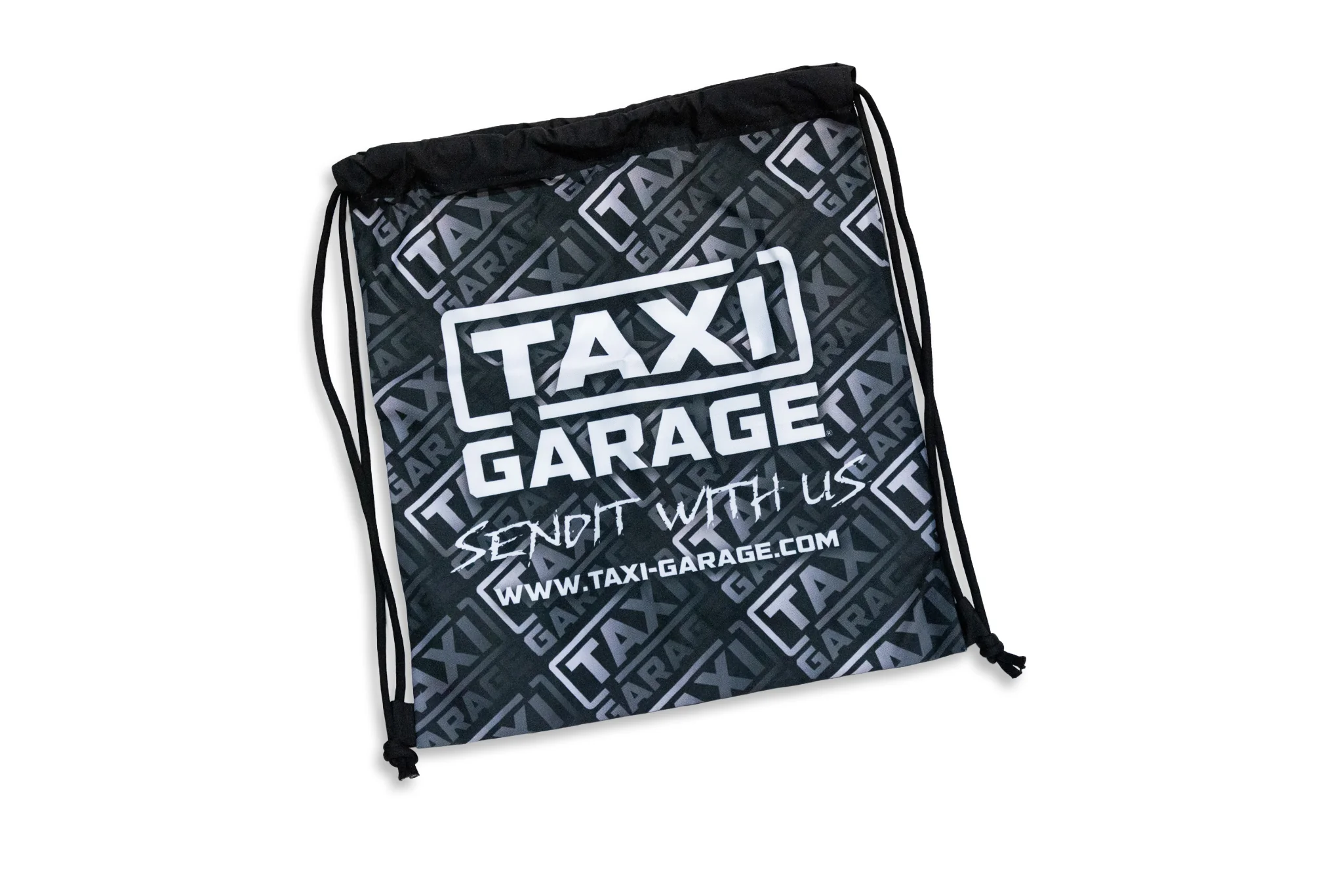 Taxi Garage Drawstring Bag