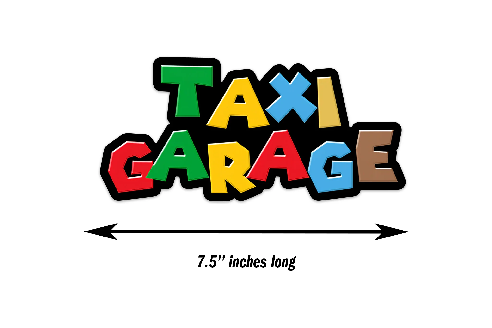 Taxi Garage Mario Kart Bumper Sticker