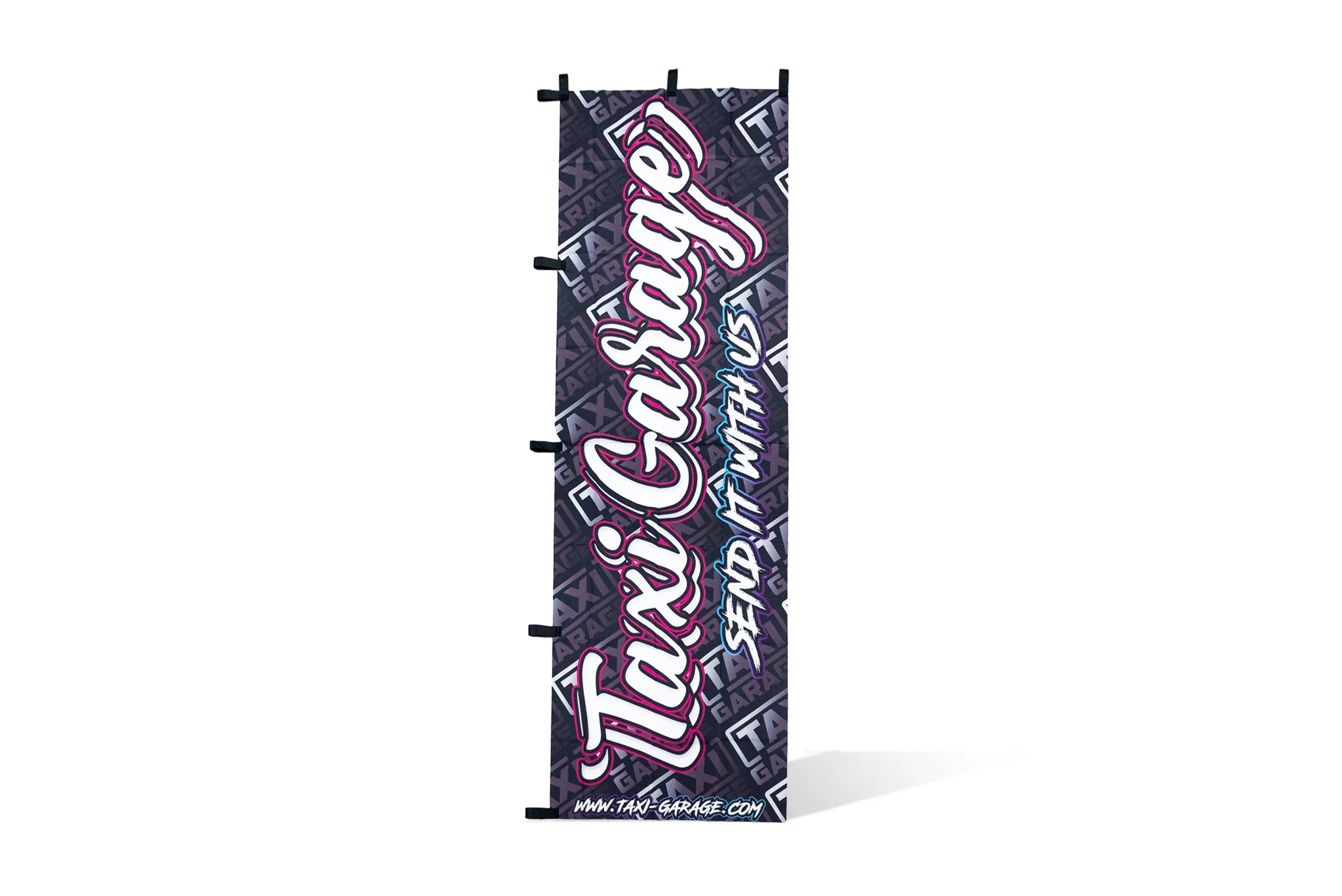 TAXI GARAGE Nobori Style Shop Flag - Image 2