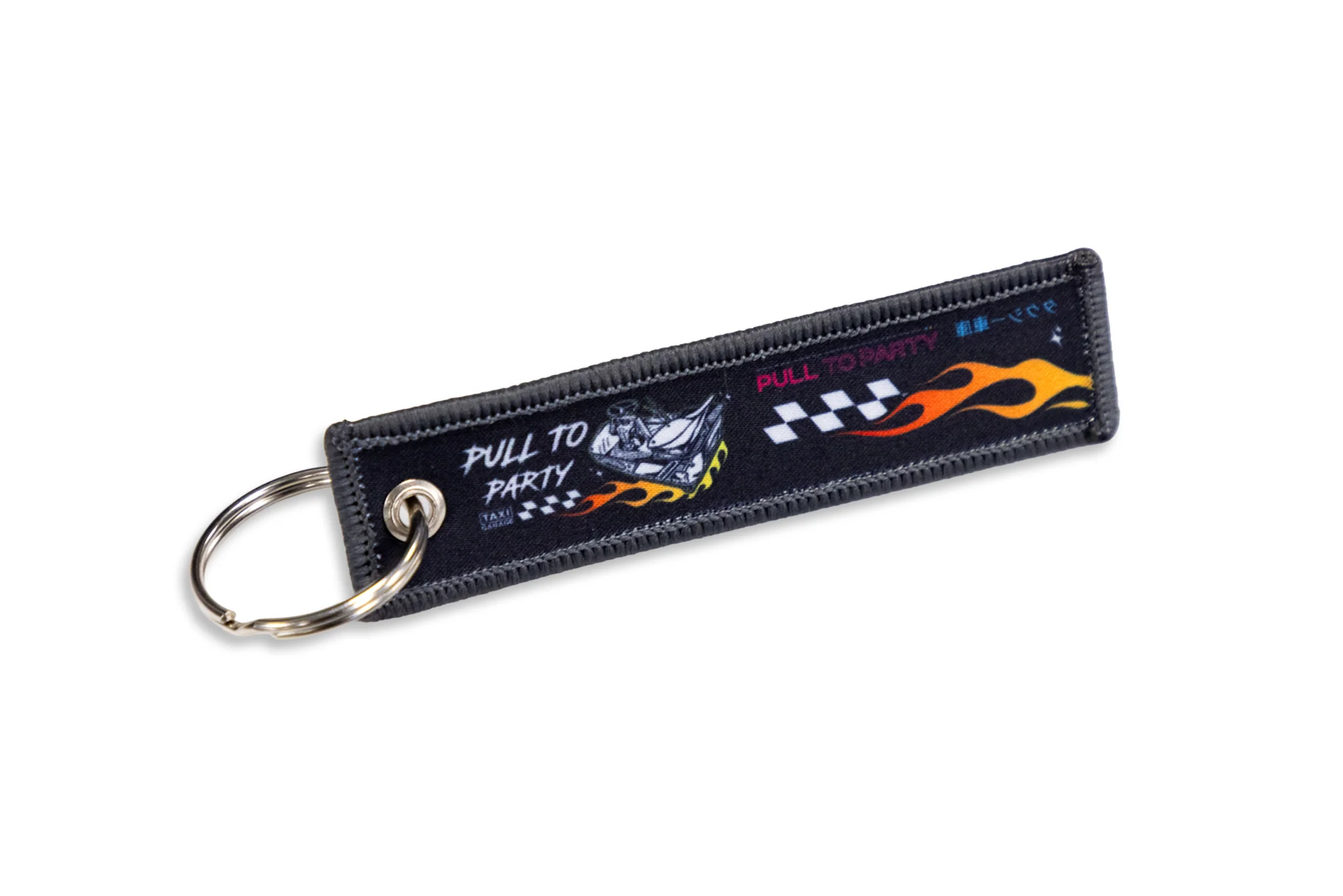 Taxi Garage Pull Tag Keychain - Image 4