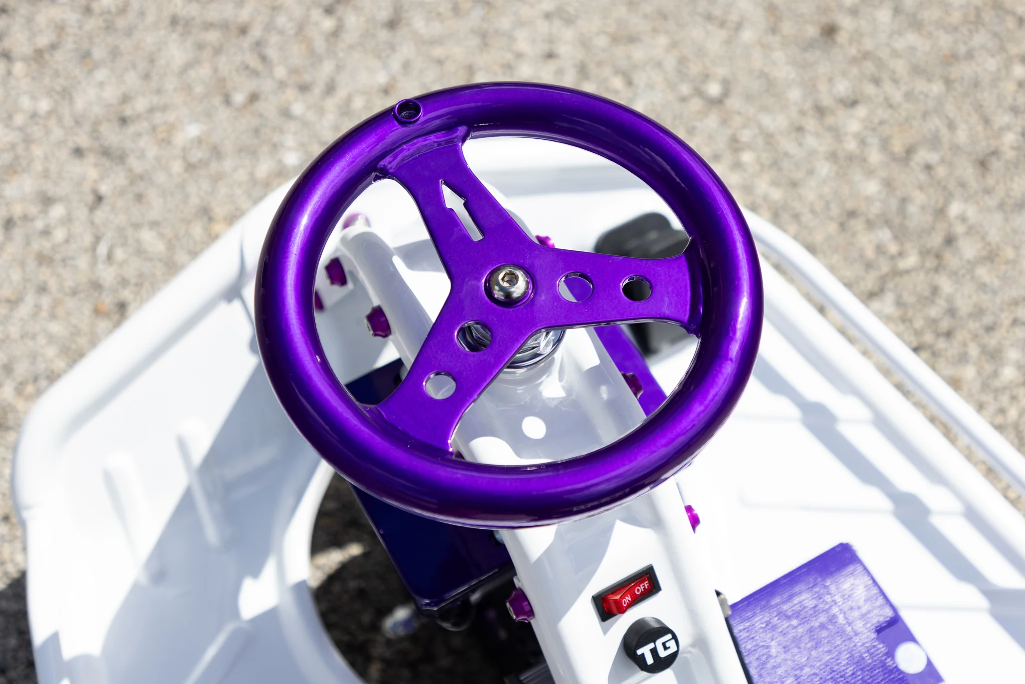 Taxi Garage Stage 4 "White/Purple" Crazy Cart INVENTORY - Image 2