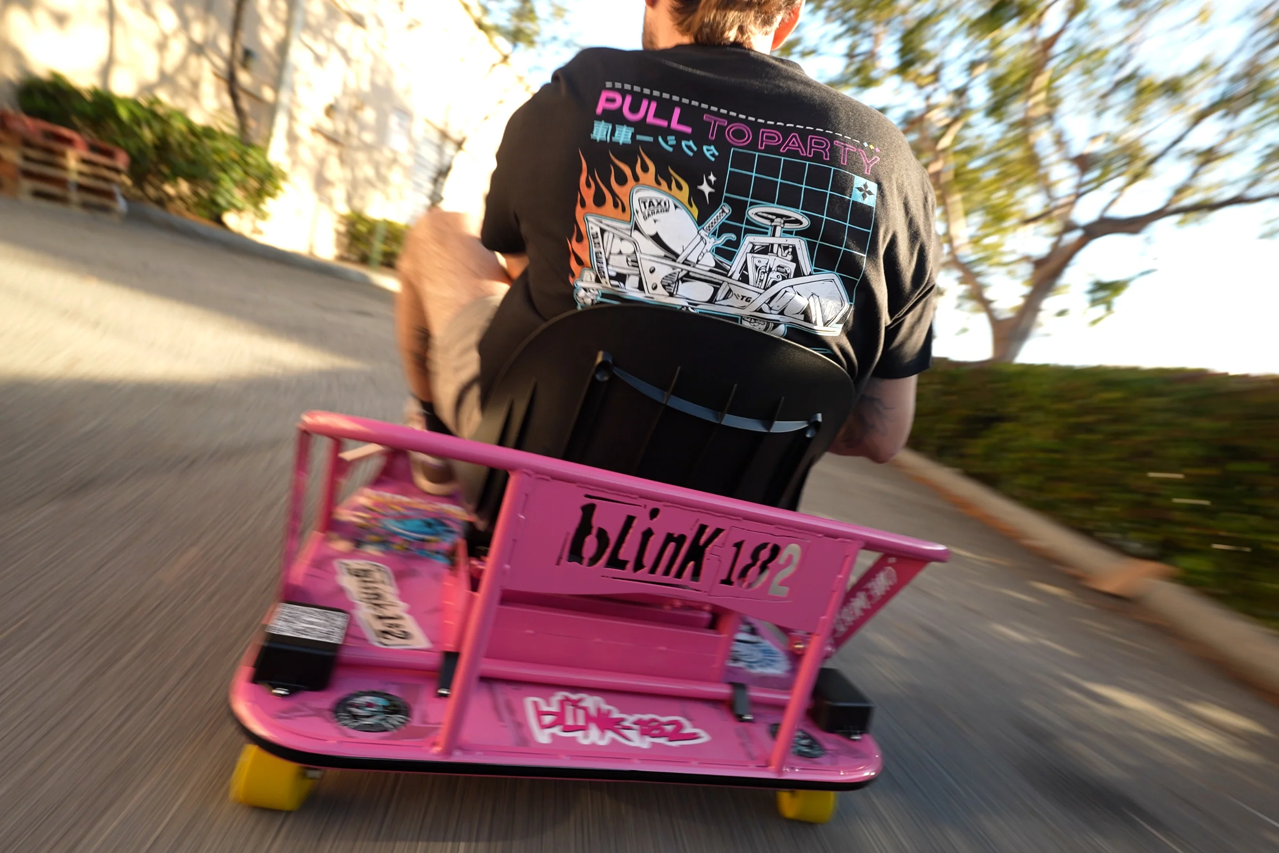 Taxi Garage "Pull to Party" T-Shirt - Image 2