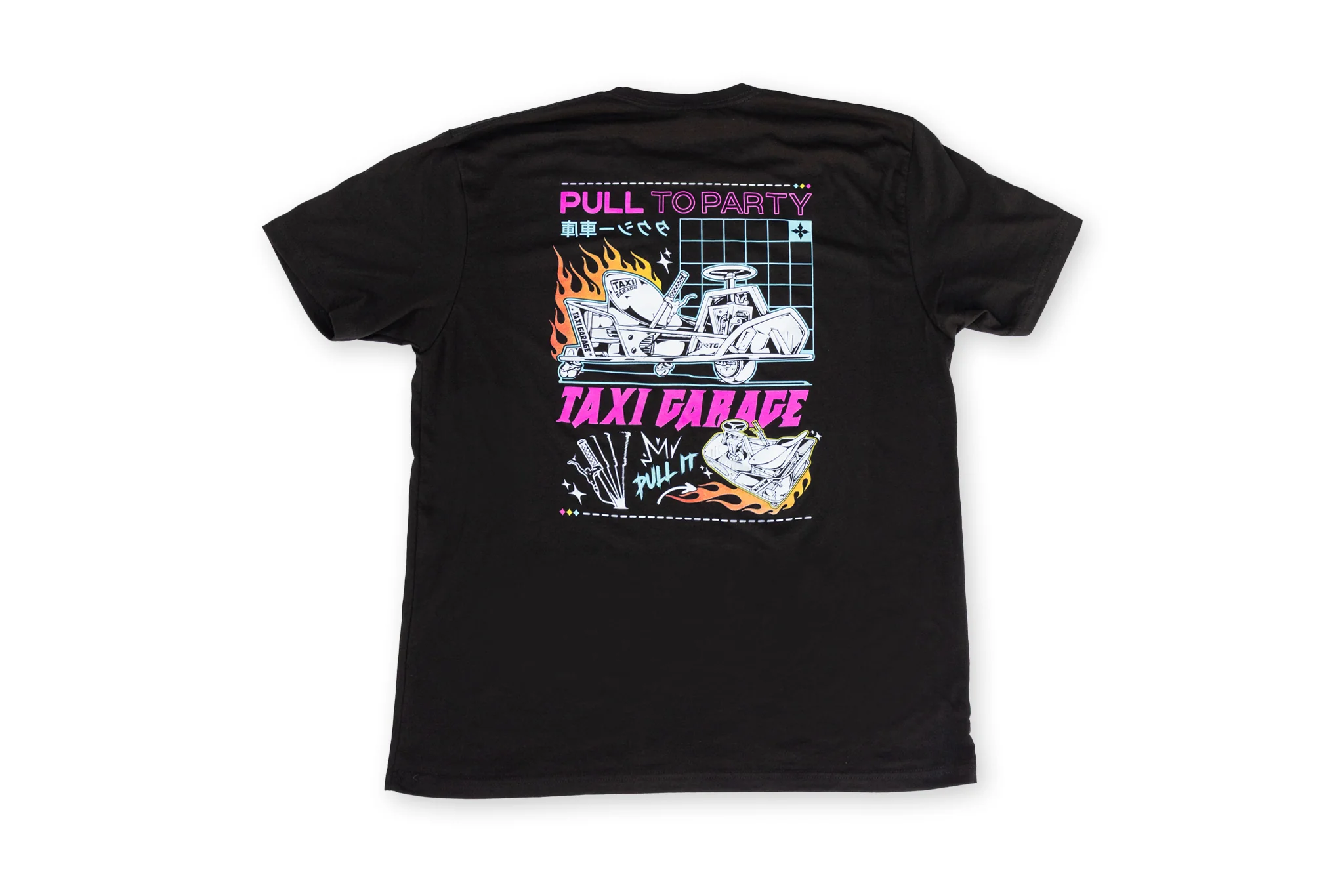 Taxi Garage "Pull to Party" T-Shirt - Image 4