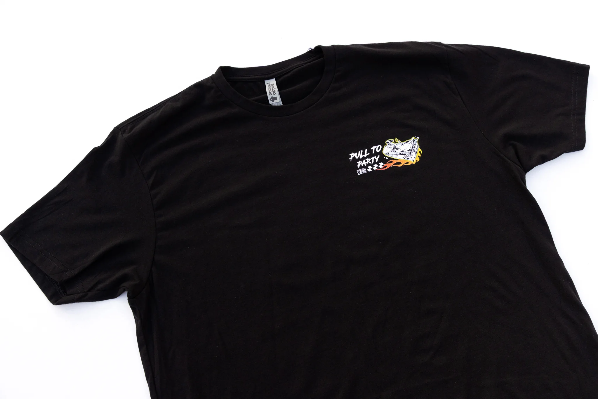Taxi Garage "Pull to Party" T-Shirt - Image 7