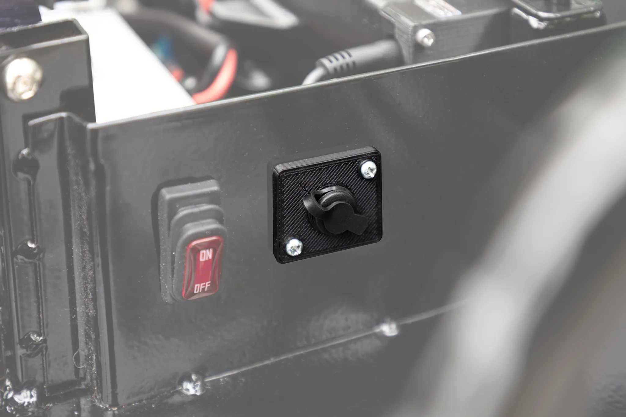 XL Crazy Cart Taxi Garage 48v Charger Port Extender - Image 4